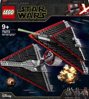 Zestaw klocków LEGO Star Wars Myśliwiec TIE Sithów 470 elementów (75272)