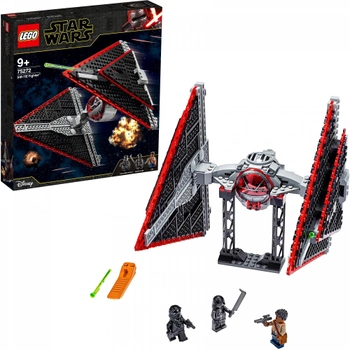 Конструктор LEGO Star Wars Винищувач TIE ситхів 470 деталей (75272)