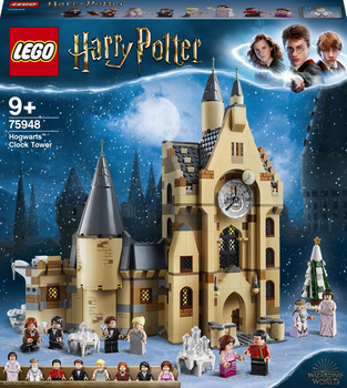 Zestaw klocków LEGO Harry Potter Wieża zegarowa na Hogwarcie 922 elementy (75948)