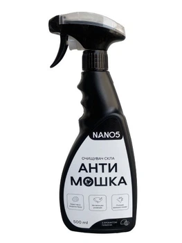 Очисник скла 500мл NANO5 [N50019] (від слідів комах) АНТИМОШКА