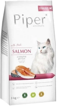 Sucha karma dla kotów sterylizowanych Dolina noteci Piper Sterilised z łososiem 3kg (5902921304197)