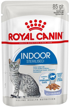 Вологий корм для стерилізованих домашніх котів Royal Canin Indoor Sterilized 12x85 г (DLZROYKMK0025)
