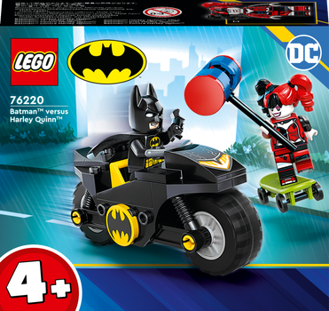 Zestaw klocków LEGO Super Heroes Batman kontra Harley Quinn 42 elementy (76220)