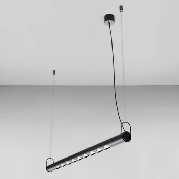 Светильник подвесной линейный Атмолайт Starlight С 670 Black черный