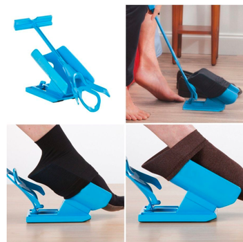 Устройство для надевания носков Sock Slider Приспособление помощник для одевания носков батлер надевайка