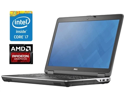 Игровой ноутбук Dell Latitude E6540 / 15.6" (1366x768) TN / Intel Core i7-4810MQ (4 (8) ядра по 2.8 - 3.8 GHz) / 16 GB DDR3 / 256 GB SSD + 500 GB HDD / AMD Radeon HD 8790M, 2 GB GDDR5, 128-bit / WebCam б/у