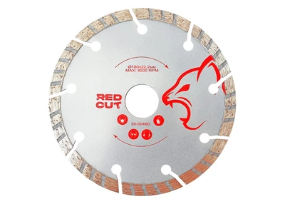 Диск алмазный по камню Turbo Segment, 230ммх22,23мм "Red Cut" 35-50490