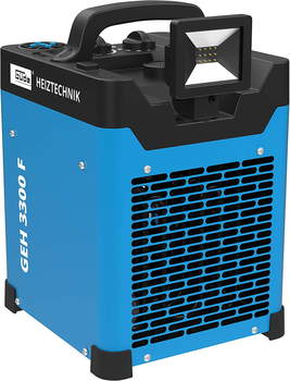 Обігрівач тепловентилятор Gude GEH 3300 Ват 4 в 1 - USB, Bluetooth, Термостат, LED Лампа 10 W