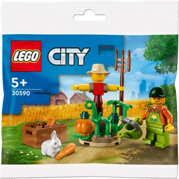Zestaw klocków LEGO City Farmerski ogród i strach na wróble 34 elementy (30590)