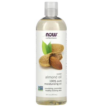 Масло сладкого миндаля Now Foods (100% Pure Moisturizing Sweet Almond Oil) 473 мл
