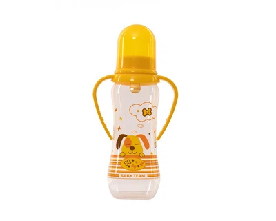Бутылочка для кормления Baby team с латексной соской 250 мл от 0
