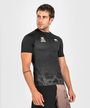 Рашгард Venum Reorg Rashguard Short Sleeves Black (VENUM-04713-001-XL)