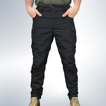Чоловічі штани тактичні літні для силових підрозділів ріп стоп 56 Чорний