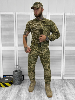 Тактичний військовий комплект Lavina ( Кітель + Футболка + Штани ), Камуфляж: Піксель ЗСУ, Розмір: L