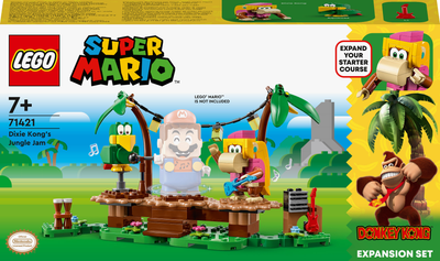 Zestaw klocków LEGO Super Mario Dżunglowy koncert Dixie Kong. Zestaw rozszerzający 174 elementy (71421)