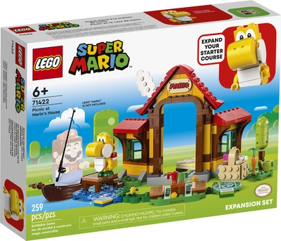 Конструктор LEGO Super Mario Пікнік у будинку Маріо. Додатковий набір 259 деталей (71422)