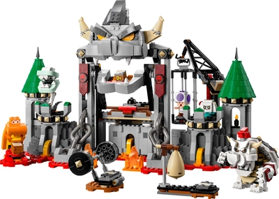 Zestaw klocków Lego Walka w zamku Dry Bowsera. Zestaw dodatkowy 1321 elementów (71423)