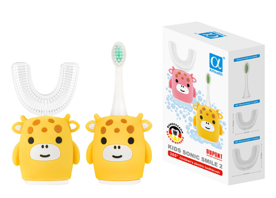 Електрична щітка дитяча AHealth KIDS SONIC SMILE 2 Yellow