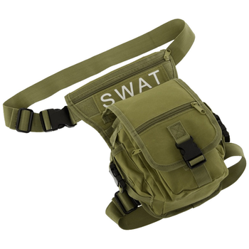 Набедренная тактическая поясная сумка E-Tac M14 Olive Green
