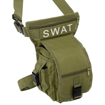 Набедренная тактическая поясная сумка E-Tac M14 Olive Green