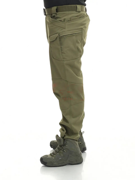 Тактичні утеплені штани Eagle PA-04 IX7 Soft Shell на флісі Olive Green S