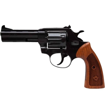 Револьвер под патрон Флобера Alfa 441 Classic (4", 4.0мм), ворон-дерево