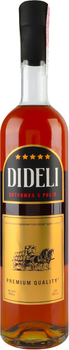 Коньяк Украины Dideli ординарный 5* 0.5 л 40% (4820242570071)