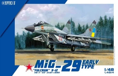 Збірна модель 1/48 винищувач MiG-29 9-12 "Fulcrum" Early Type Lion Roar L4814