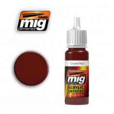 Акриловая краска Полупрозрачный красный CRYSTAL RED Ammo Mig 0093