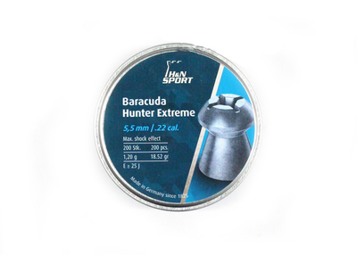 Пули H&N Baracuda Hunter Extreme 5.50мм, 1.20г, 200шт