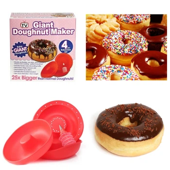 Форма силіконова для випічки величезних пончиків «Giant Doughnut Maker»