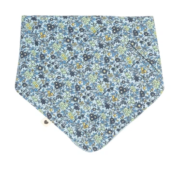 Слинявчик-бандана BIBS Liberty Chamomile Lawn Baby Blue