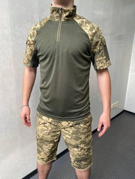 Армейский летний костюм пиксель-хаки с коротким рукавом XXXL