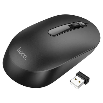 Беспроводная мышь Hoco - GM14 Platinum (USB 2.4 ГГц, компьютерная, 1200 dpi) - Черный