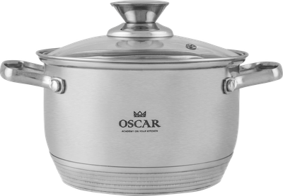 Кастрюля Oscar Grand 18 см (3 л) с крышкой (OSR-2001-18/n)