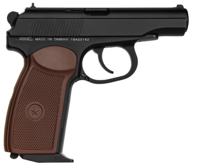 Пістолет пневматичний SAS Makarov (Макарова) Blowback 4,5 мм BB (метал; рухома затворна рама)