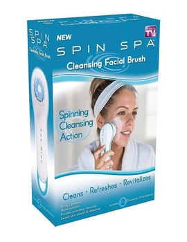 Щетка массажная для чистки лица и тела Spin Spa Face