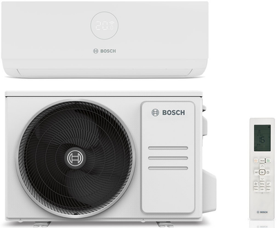 Кондиционер Bosch CL3000i RAC 2,6, 9000 BTU, инвертор, 25 м2, A++/A+, R32, Wi-Fi ready, белый