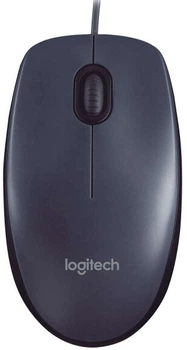 Мышка Logitech M90 Dark Grey (910-001793)
