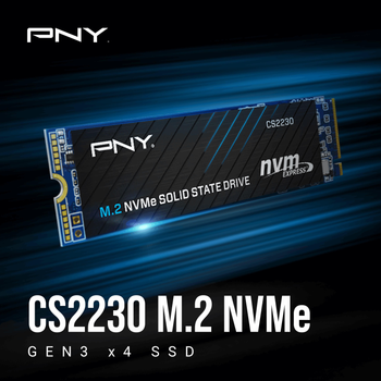 SSD диск PNY CS2230 500GB M.2 NVMe PCIe 3.0 x4 3D NAND (TLC) (M280CS2230-500-RB)