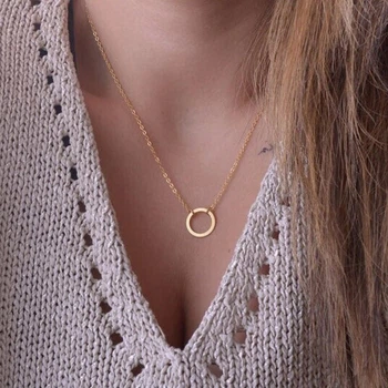 Кольє одинарне із медичної сталі Circle Style 22 239