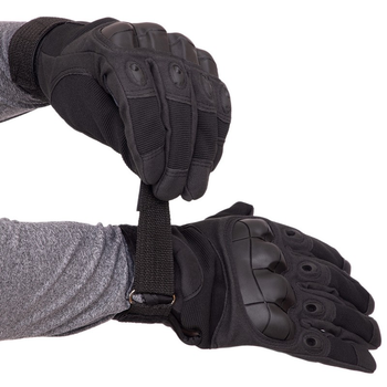 Рукавички тактичні із закритими пальцями SP-Sport BC-8792 колір: Чорний, розмір: XL