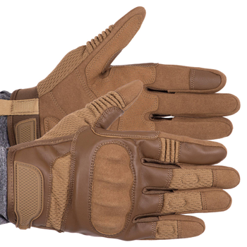 Перчатки тактичні із закритими пальцями Military Rangers BC-9877 колір: Хакі, розмір: XXL