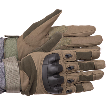 Рукавички тактичні із закритими пальцями SP-Sport BC-8792 колір: Оливковий, розмір: XL