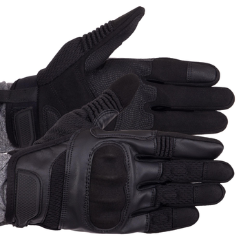 Перчатки тактичні із закритими пальцями Military Rangers BC-9877 колір: Чорний, розмір: XXL