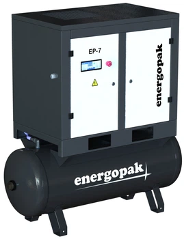 Винтовой компрессор Energopak EP 7-T270 на ресивере 270л (1,2 м3/мин, 7,5 бар, 7,5 кВт)