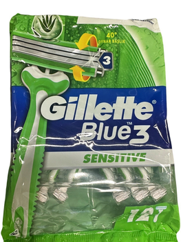 Станок для гоління Gillette Blue 3 Sensitive 12 шт