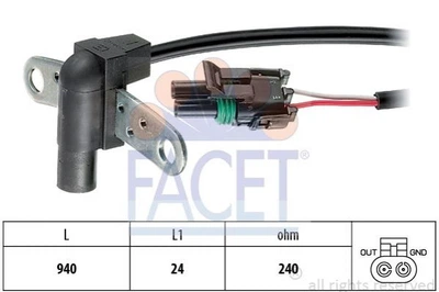 Датчик коленвала FACET 9.0010 Renault Espace, Clio, Trafic 32098261, 7700720341, 7700725811
