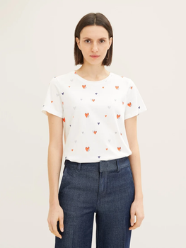 Футболка Tom Tailor XS Білий 1035378-31252
