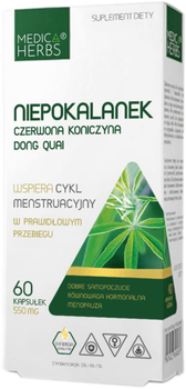 Medica Herbs Niepokalanek Czerwona koniczyna 60 kapsułek (5903968202439)